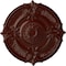 Ekena Millwork Attica Acanthus Leaf Medallion (Canopies up to 4 5/8"), 53 1/2"OD x 3 1/2"P, Brushed Mahogany CM53ATBMF - alternate 1